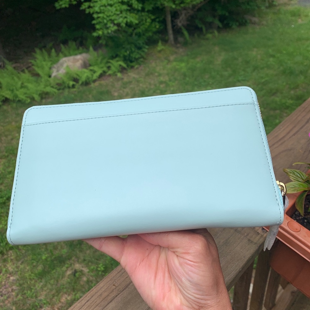 Authentic Kate Spade leather "Car" LG Zip wallet - Picture 12 of 15
